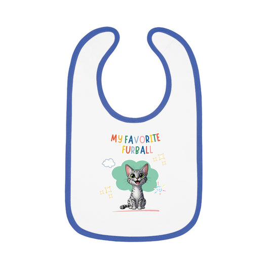 Egyptian Mau Favorite Furball Baby Bib