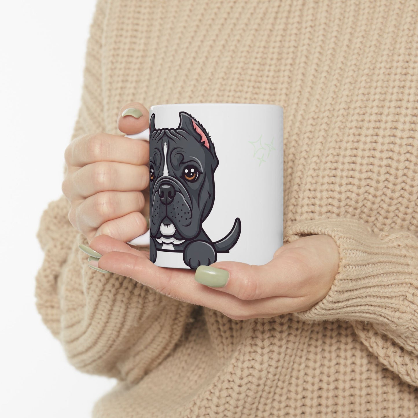 Cane Corso Peek-a-Boo Mug | Best Cane Corso Mama Gift