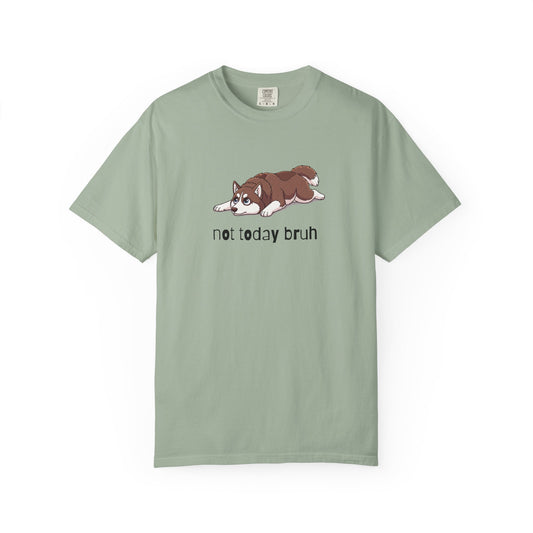 Husky Not Today Bruh T-Shirt