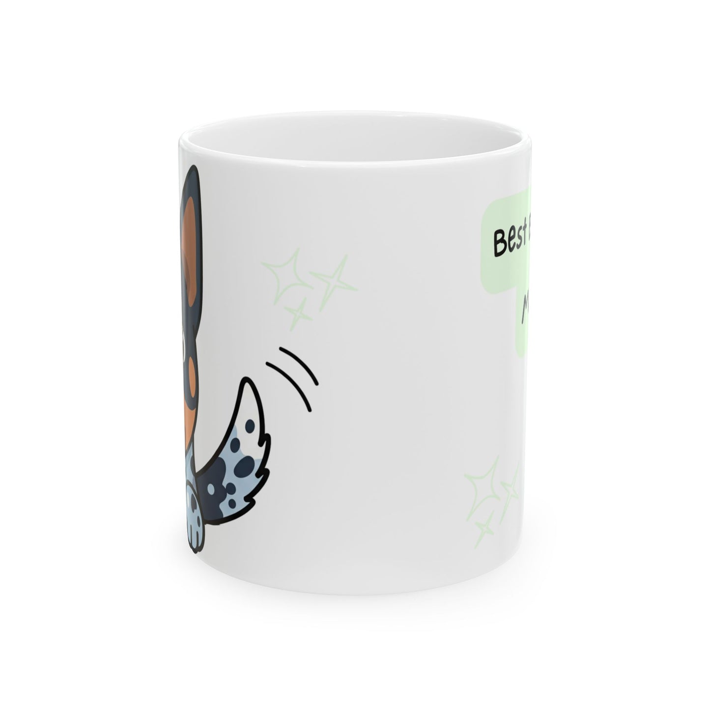 Australian Cattle Dog Peek-a-Boo Mug | Best Heeler Mama Gift