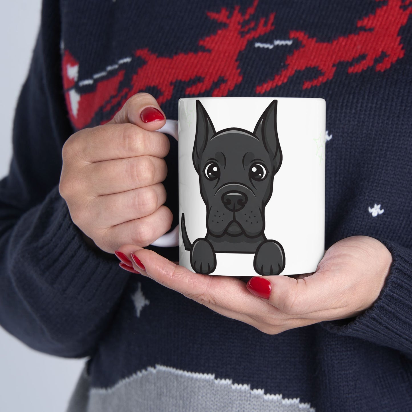 Great Dane Peek-a-Boo Mug | Best Great Dane Mama Gift
