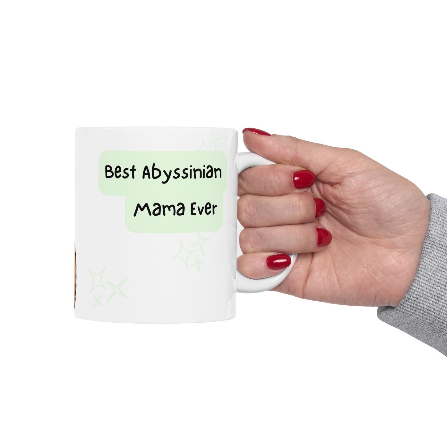 Abyssinian Peek-a-Boo Mug | Best Abyssinian Mama Gift