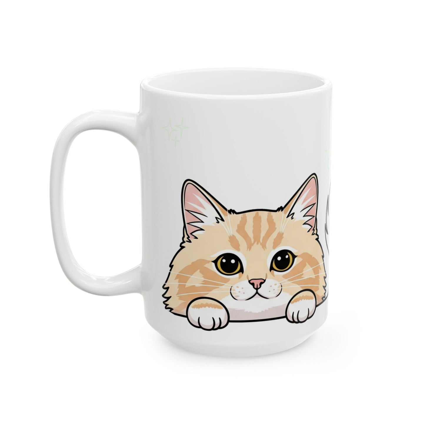 Cat Peek-a-Boo Mug | Best Cat Daddy Gift