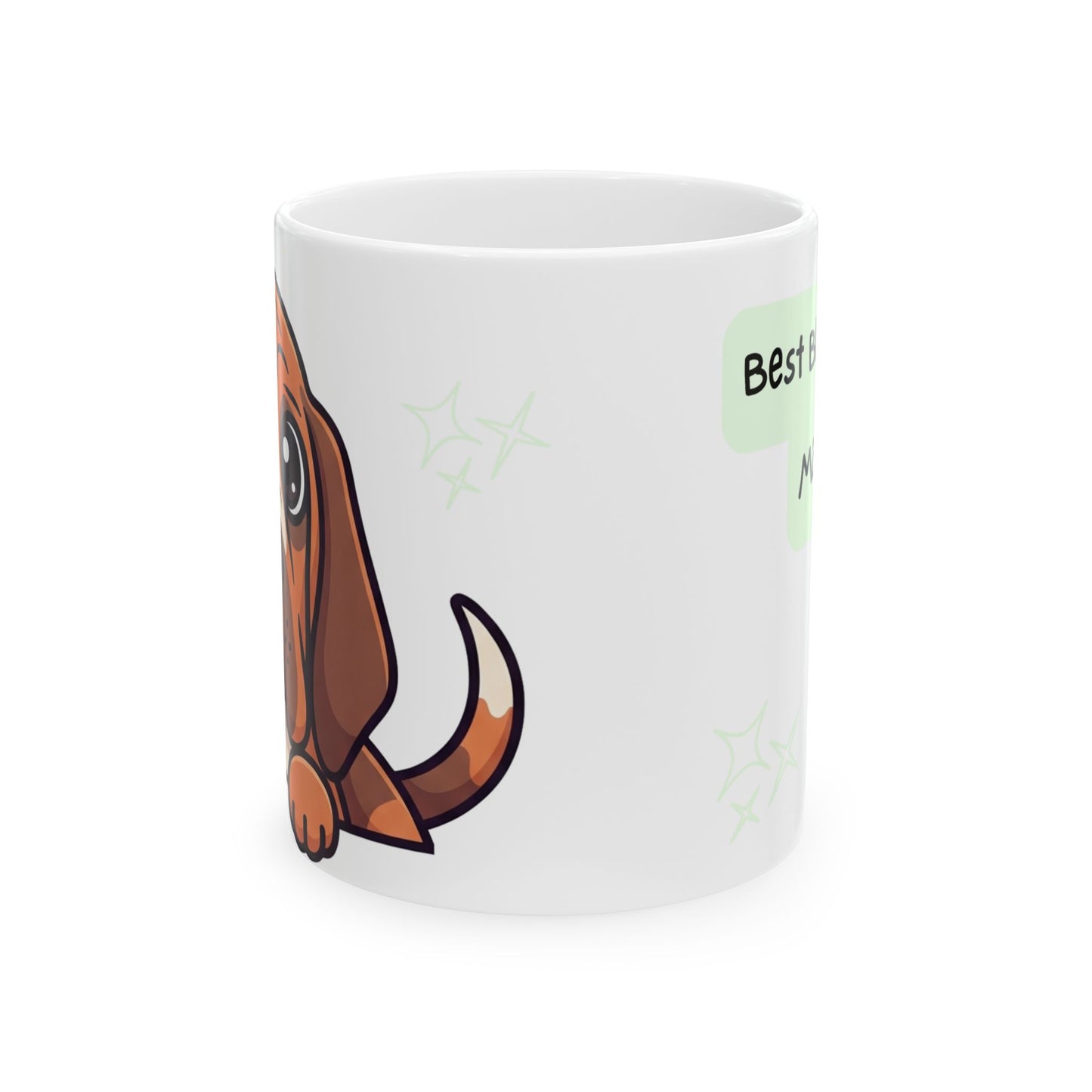 Bloodhound Peek-a-Boo Mug | Best Bloodhound Mama Gift