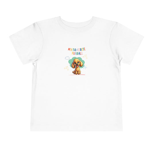 Poodle Favorite Furball Toddler Tee