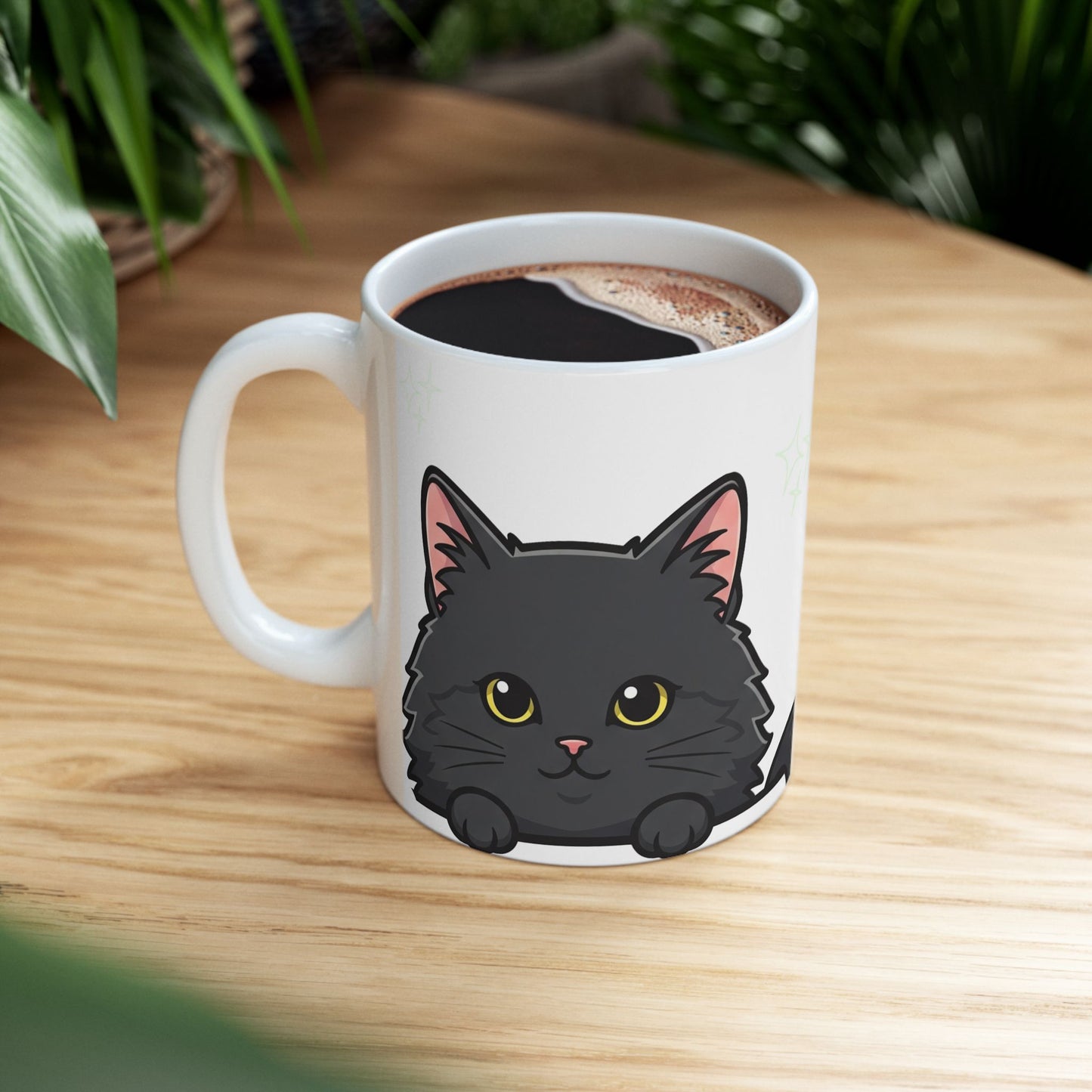 Cat Peek-a-Boo Mug | Best Cat Daddy Gift