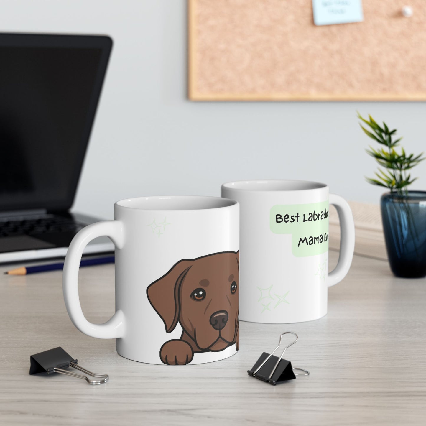 Lab Peek-a-Boo Mug | Best Labrador Retriever Mama Gift