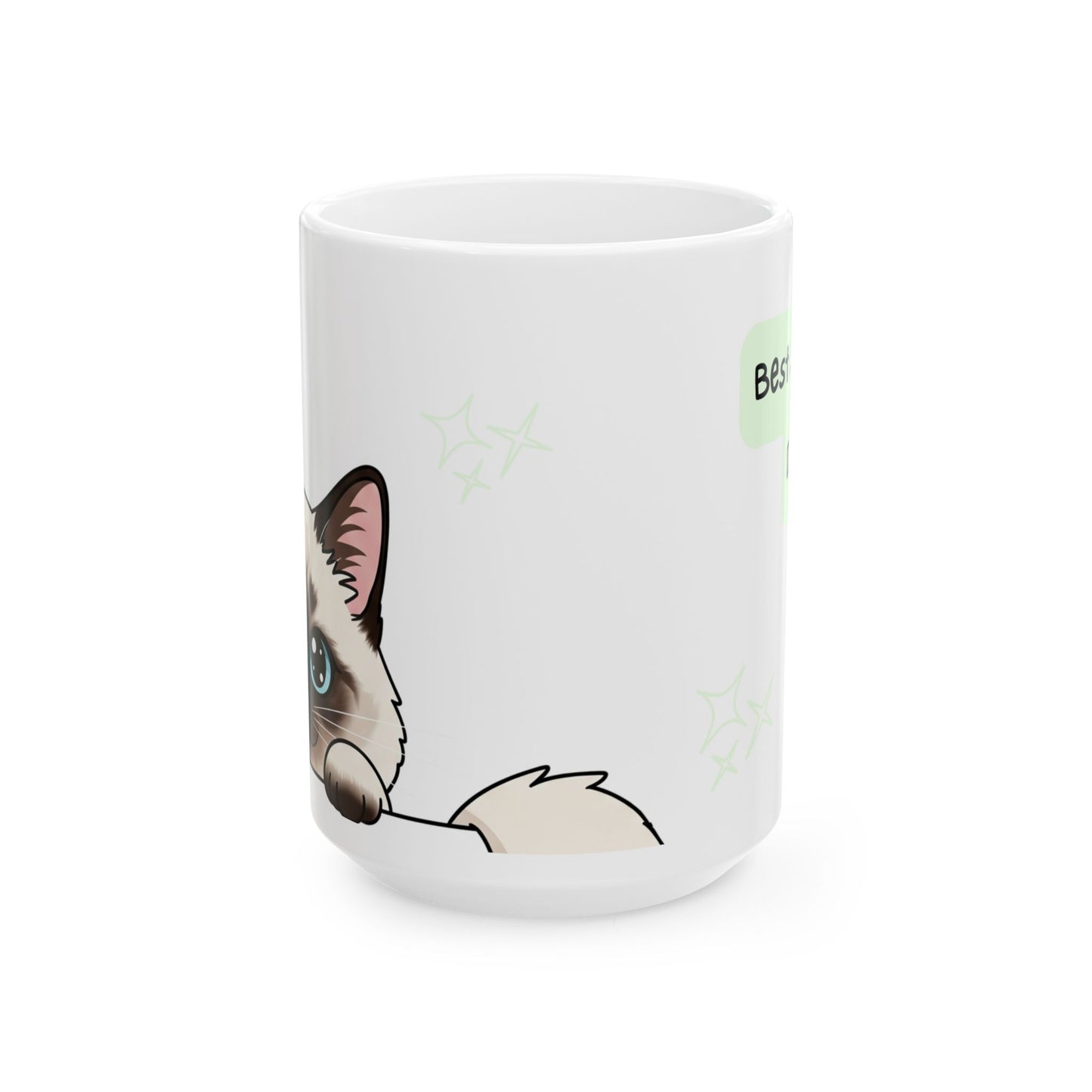 Siamese Peek-a-Boo Mug | Best Siamese Daddy Gift