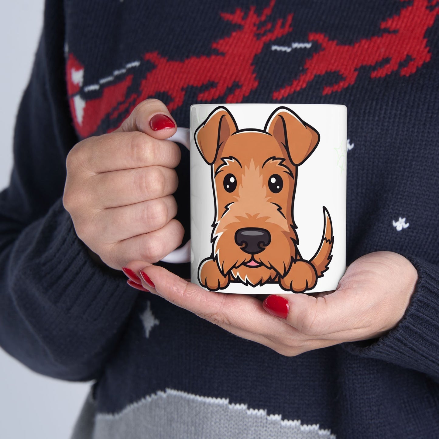 Irish Terrier Peek-a-Boo Mug | Best Irish Terrier Mama Gift