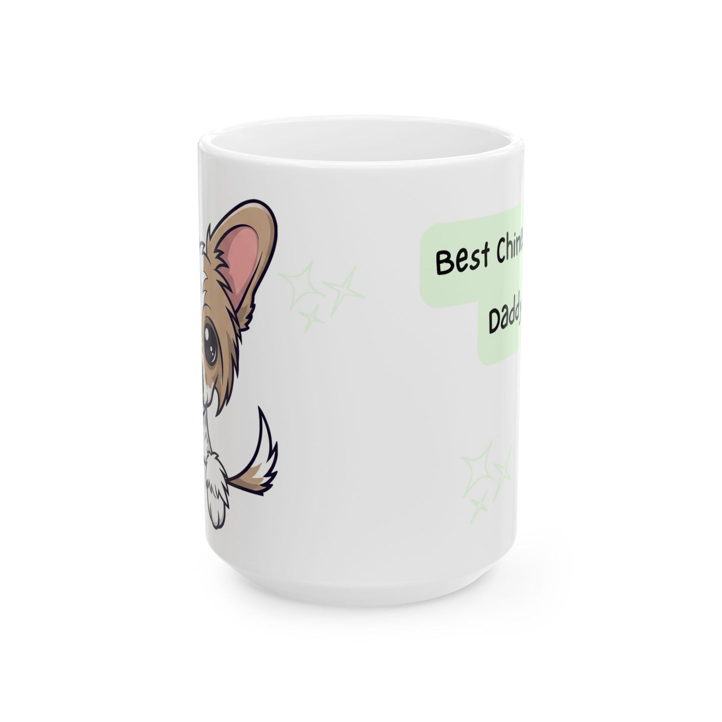 Chinese Crested Peek-a-Boo Mug | Best Chinese Crested Daddy Gift