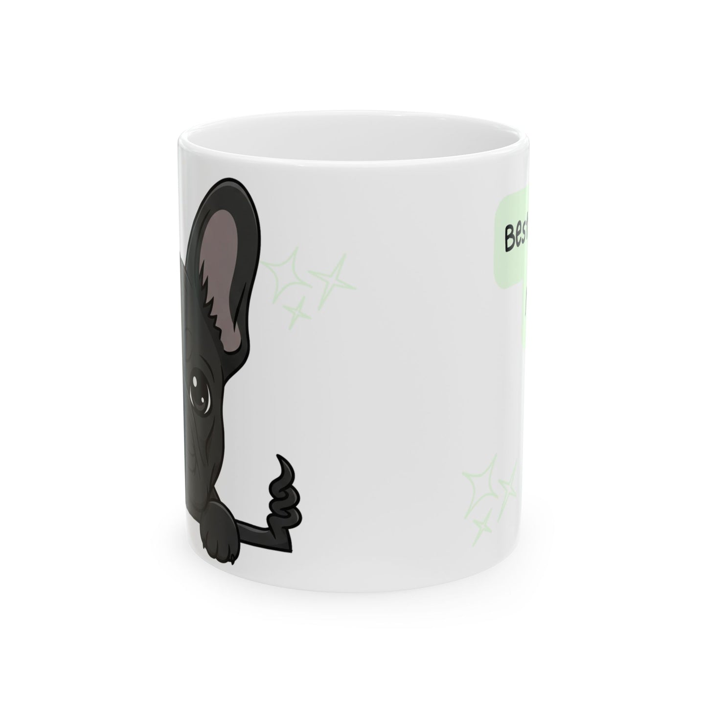 French Bulldog Peek-a-Boo Mug | Best Frenchie Mama Gift