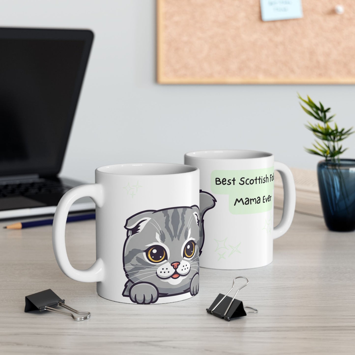 Scottish Fold Peek-a-Boo Mug | Best Scottish Fold Mama