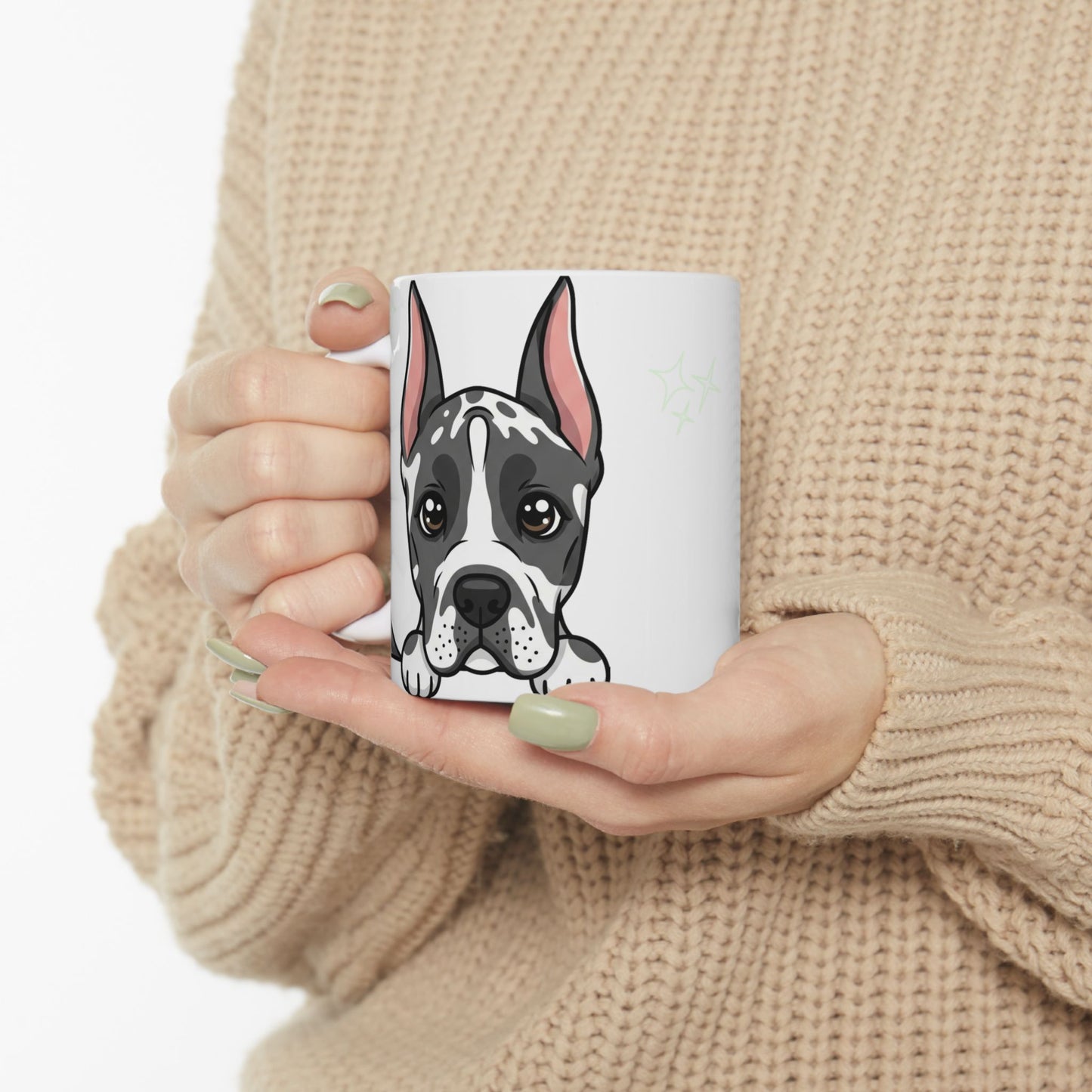 Great Dane Peek-a-Boo Mug | Best Great Dane Daddy Gift