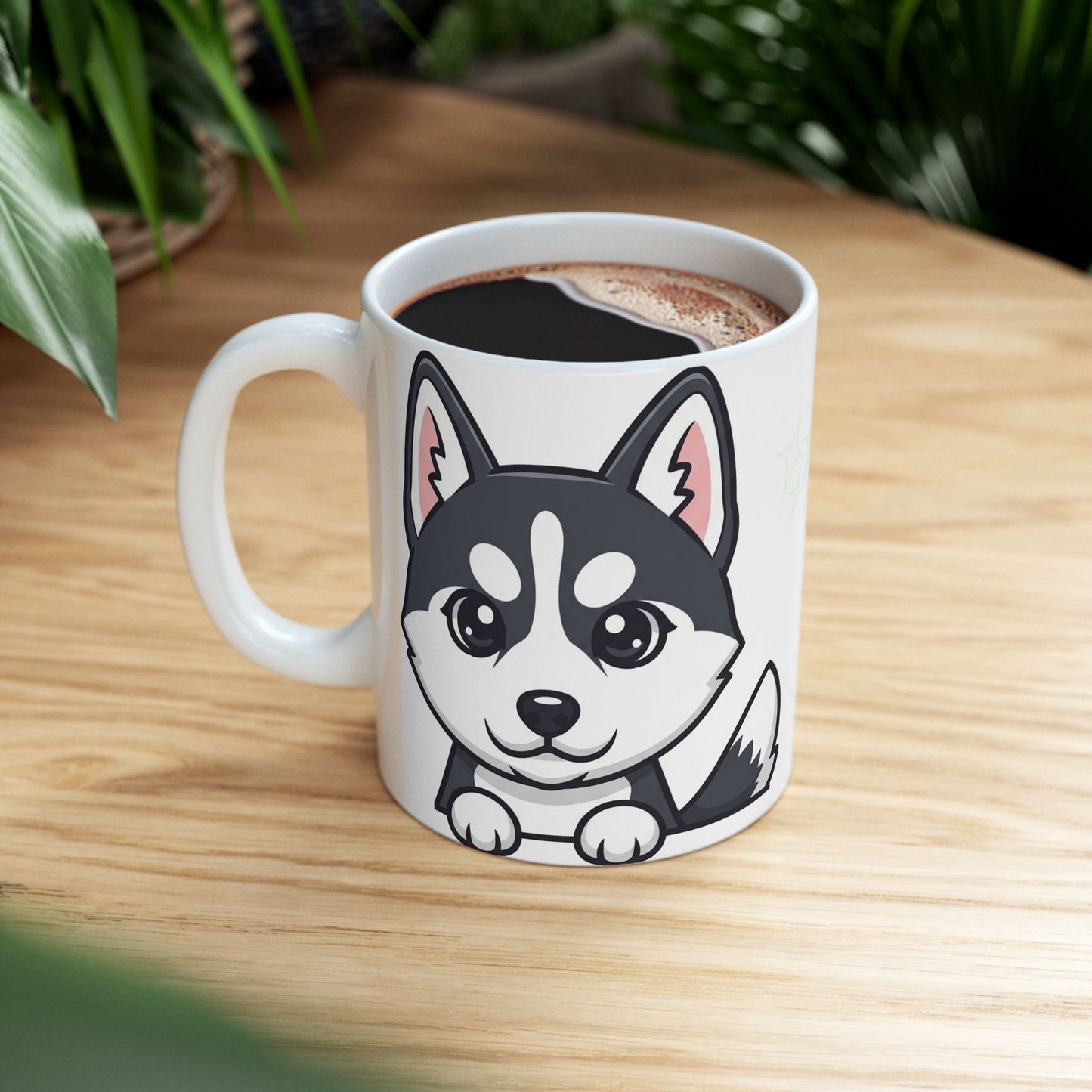Husky Peek-a-Boo Mug | Best Husky Mama Gift
