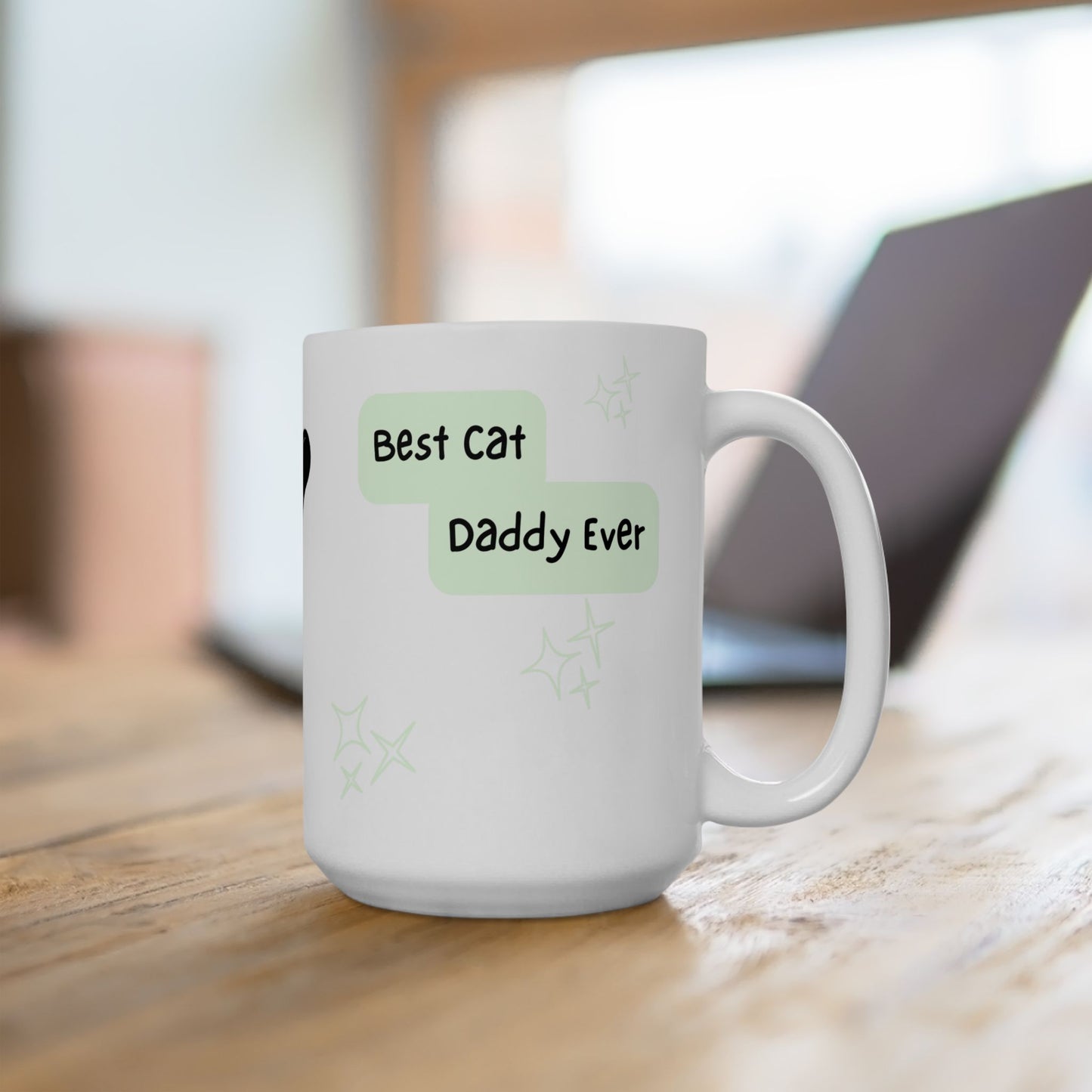 Cat Peek-a-Boo Mug | Best Cat Daddy Gift