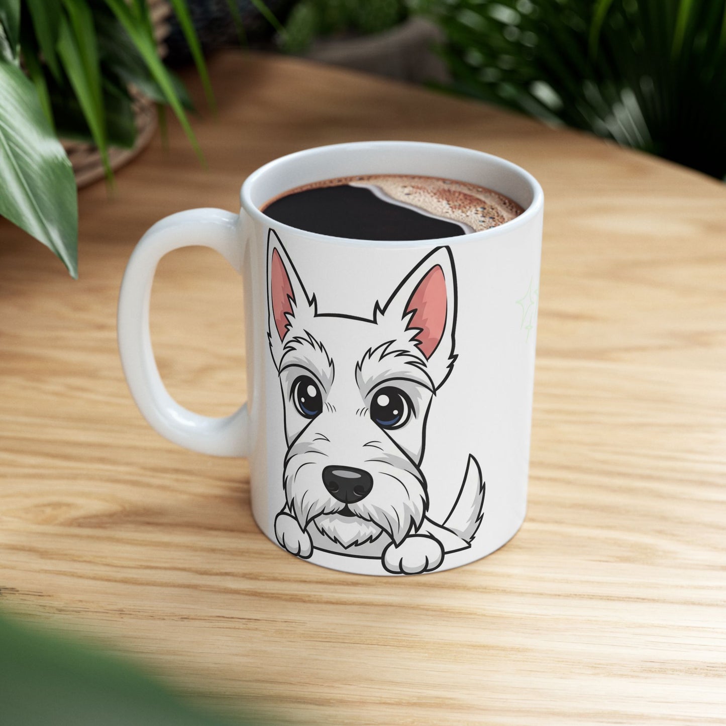 Scottish Terrier Peek-a-Boo Mug | Best Scottie Mama Gift