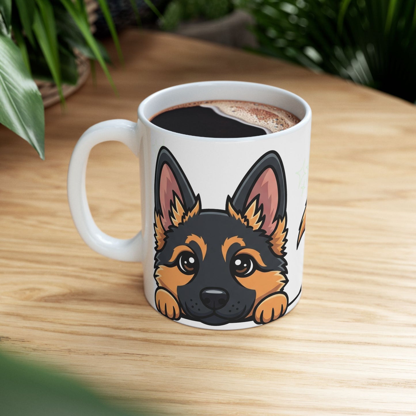 German Shepherd Peek-a-Boo Mug | Best German Shepherd Mama