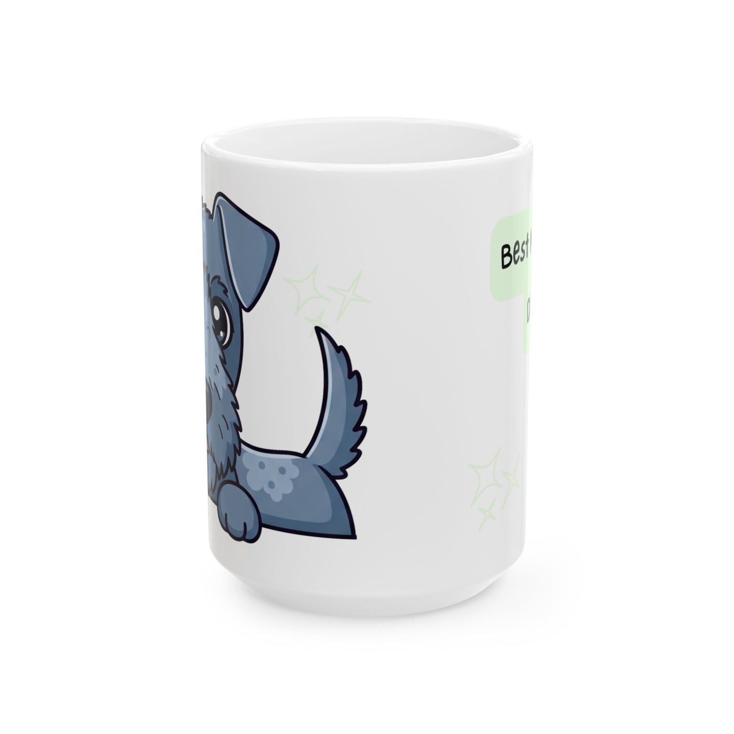 Kerry Blue Terrier Peek-a-Boo Mug | Best Kerry Blue Terrier Daddy Gift