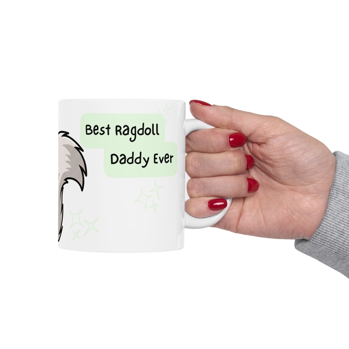 Ragdoll Peek-a-Boo Mug | Best Ragdoll Daddy Gift