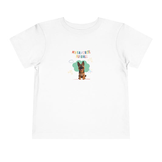 German Shepherd Favorite Furball Toddler Tee