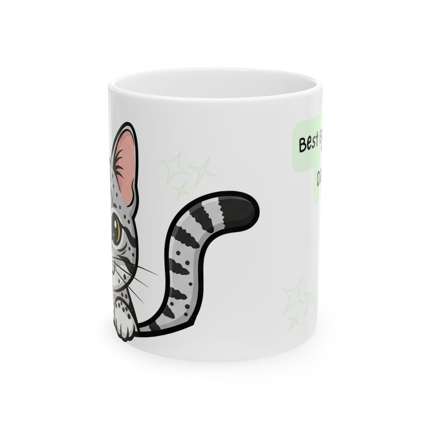 Egyptian Mau Peek-a-Boo Mug | Best Egyptian Mau Daddy