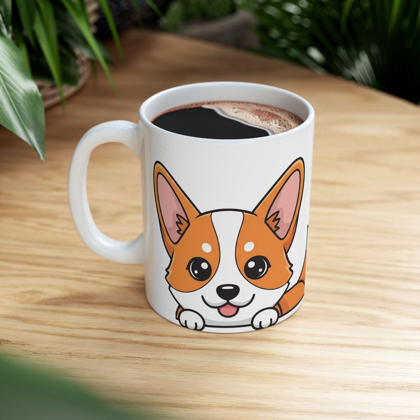 Corgi Peek-a-Boo Mug | Best Corgi Daddy Gift