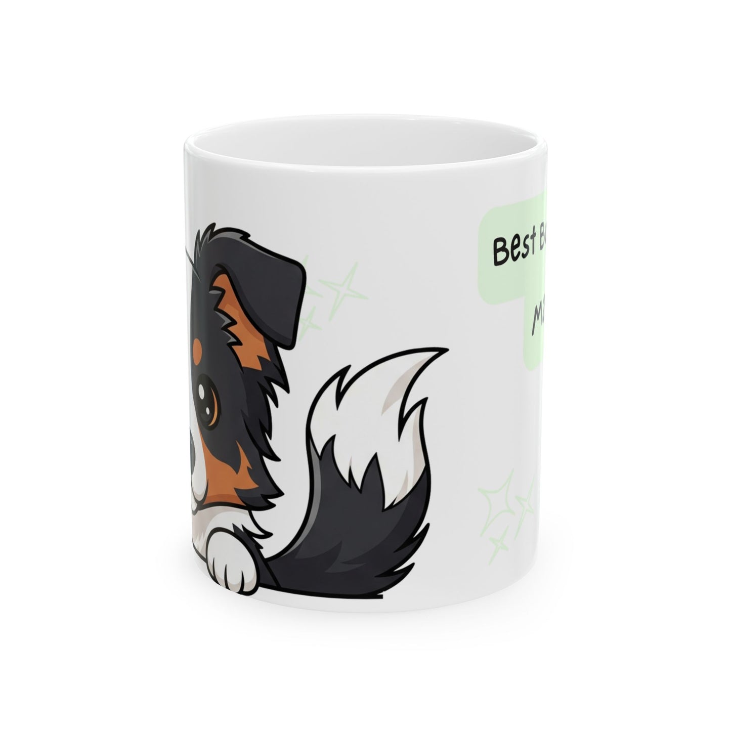 Border Collie Peek-a-Boo Mug | Best Border Collie Mama Gift