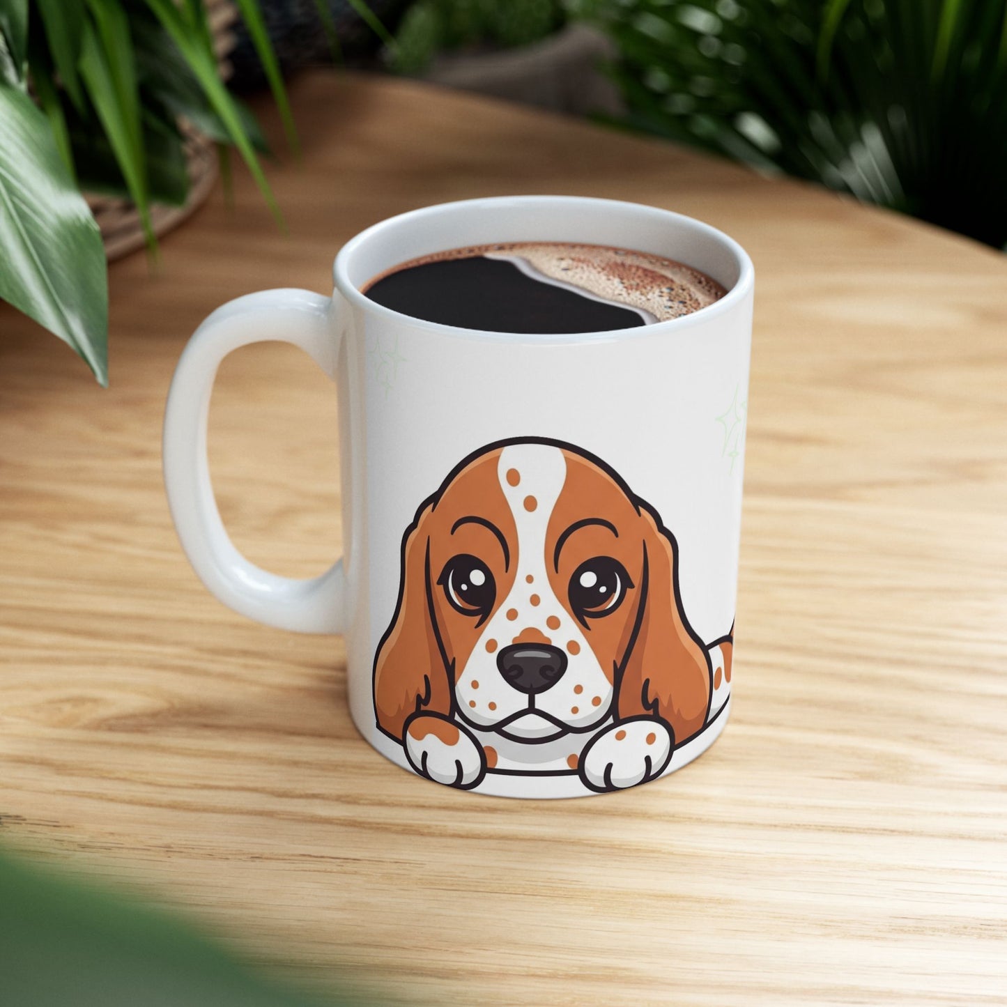 English Cocker Spaniel Peek-a-Boo Mug | Best Spaniel Mama Gift