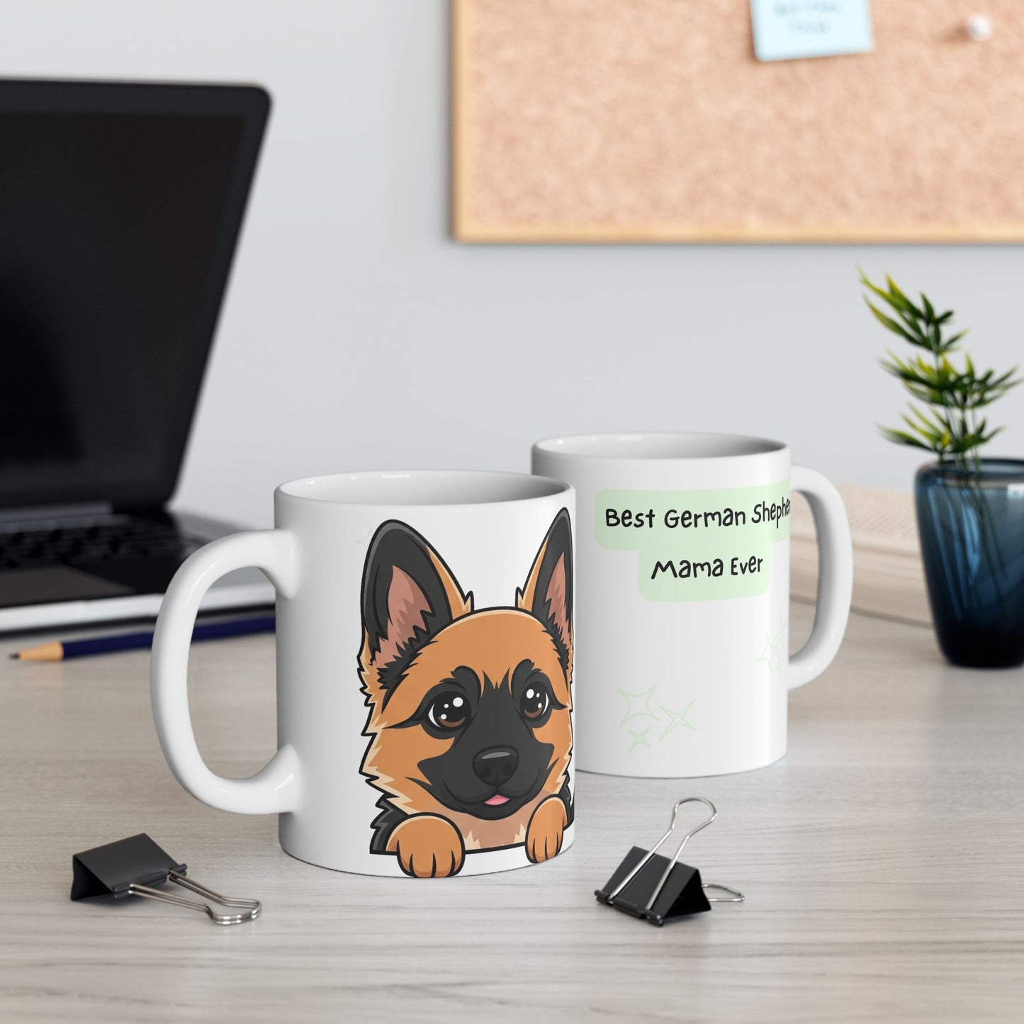 German Shepherd Peek-a-Boo Mug | Best German Shepherd Mama