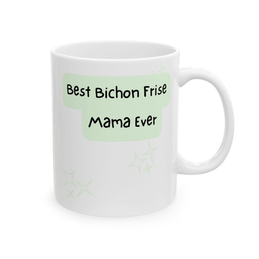 Bichon Frise Peek-a-Boo Mug | Best Bichon Frise Mama Gift