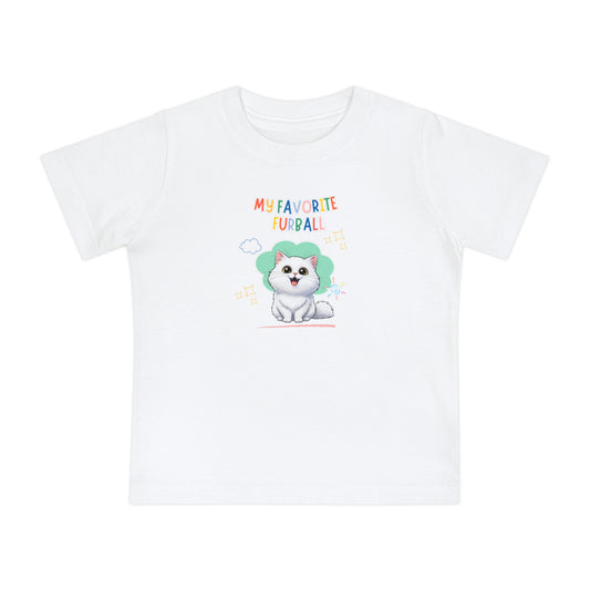 Persian Cat Favorite Furball Baby Tee