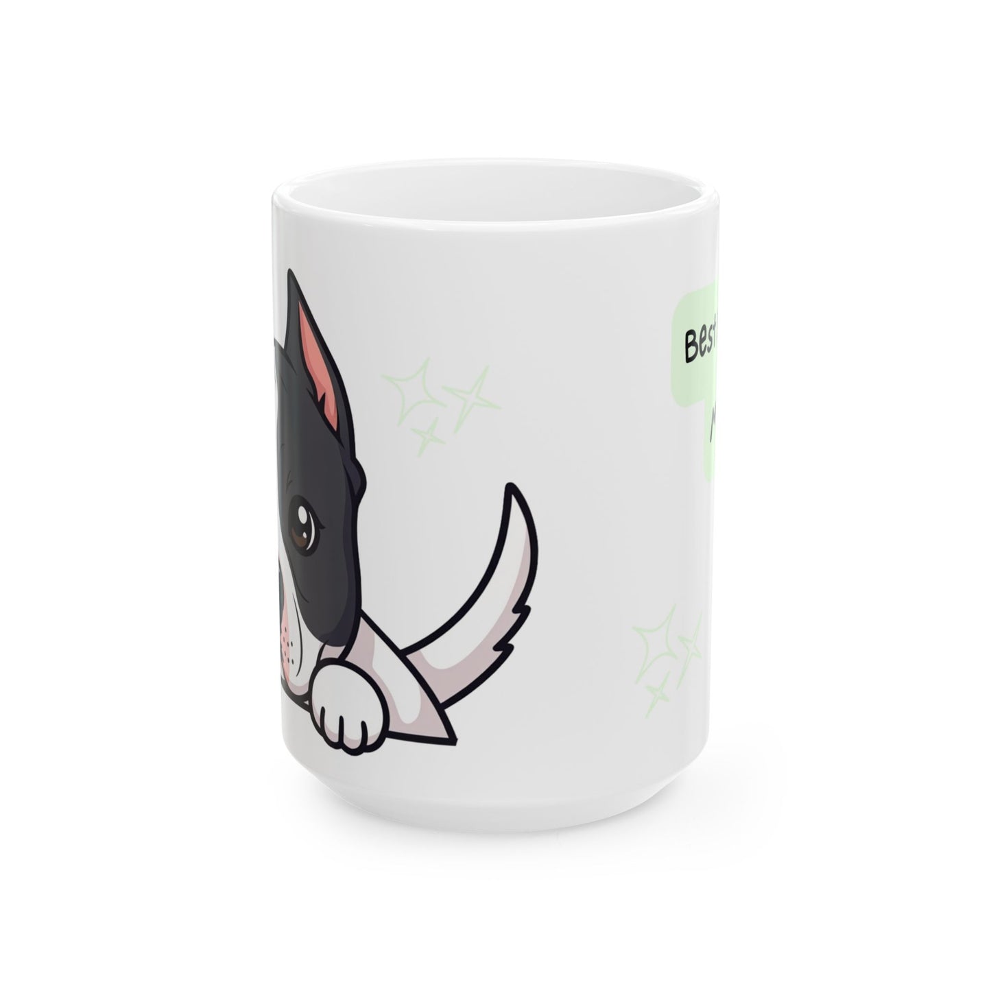 Pitbull Peek-a-Boo Mug | Best Pitbull Mama Gift