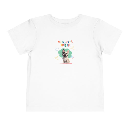Frenchie Favorite Furball Toddler Tee