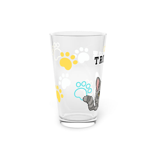 Selkirk Rex Tiny Trouble Pint Glass