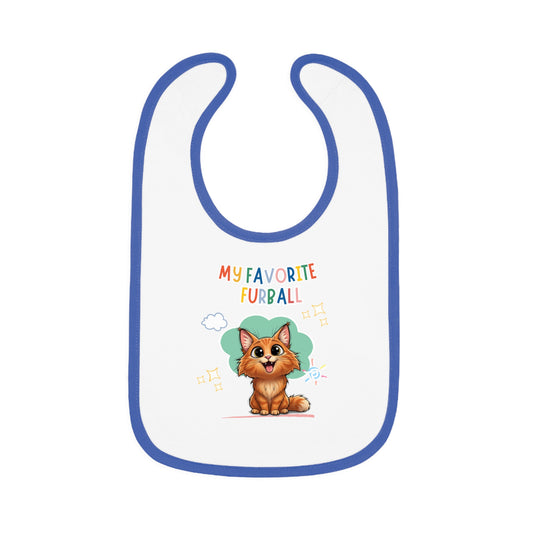 Norwegian Forest Favorite Furball Baby Bib