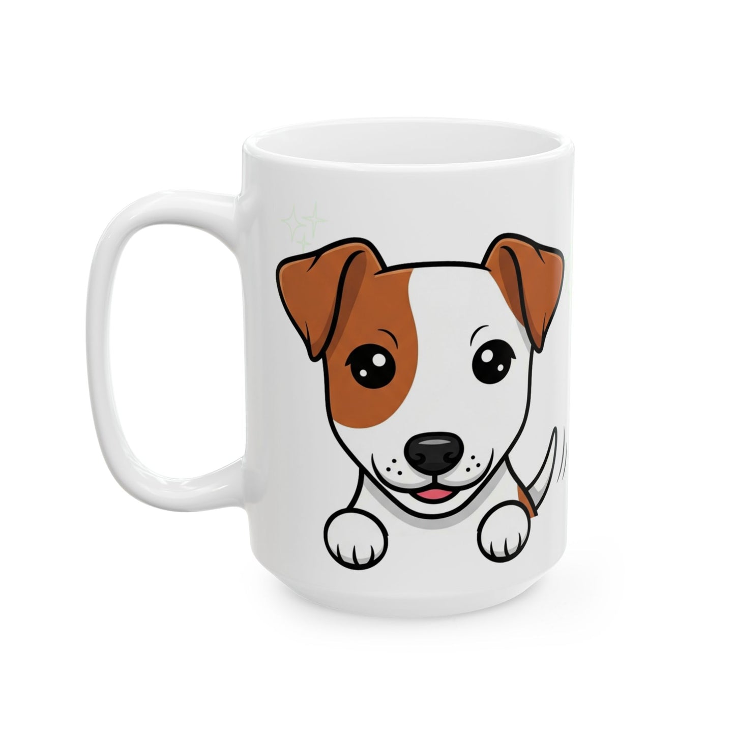 Jack Russell Terrier Peek-a-Boo Mug | Best Jack Russell Daddy