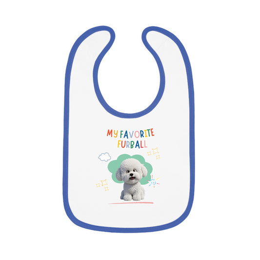 Bichon Frise Favorite Furball Baby Bib