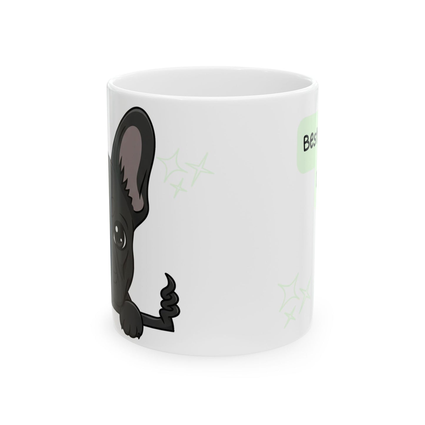 French Bulldog Peek-a-Boo Mug | Best Frenchie Daddy Gift