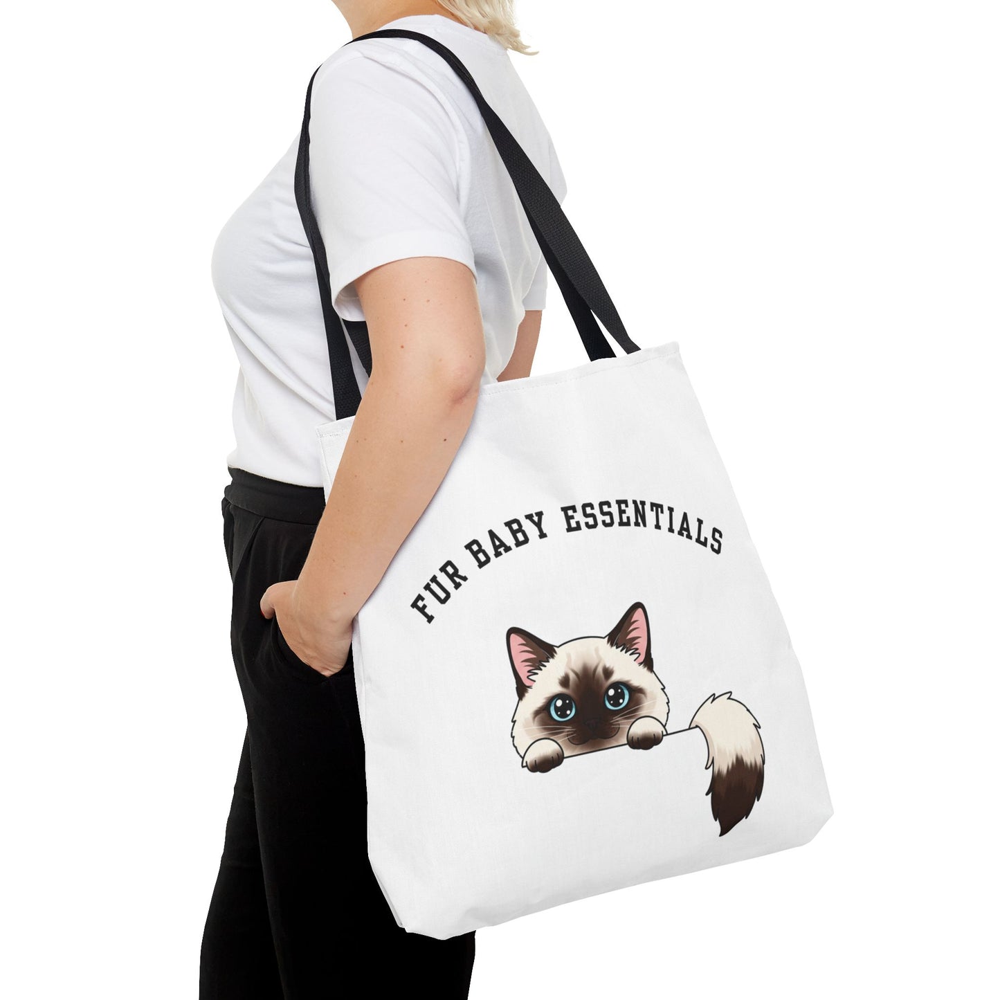 Siamese FurBaby Tote Bag