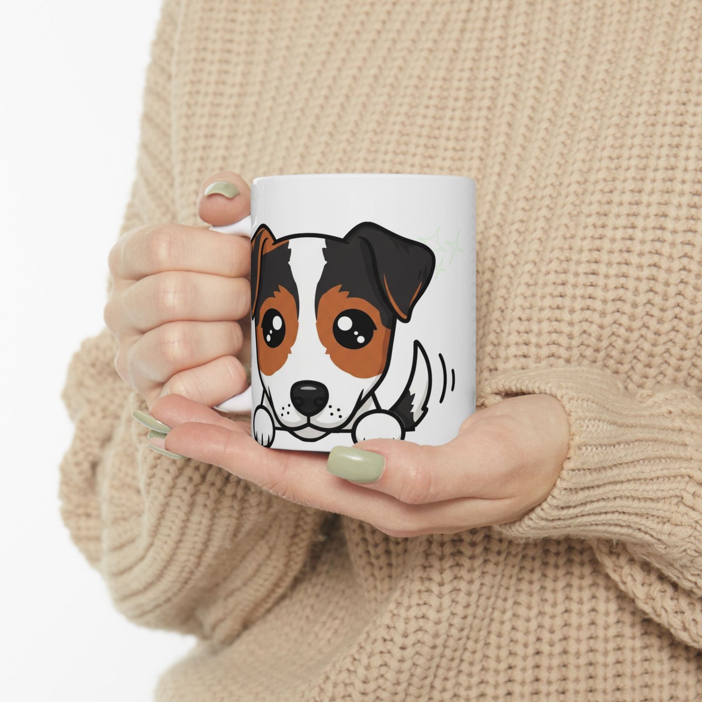 Jack Russell Terrier Peek-a-Boo Mug | Best Jack Russell Mama