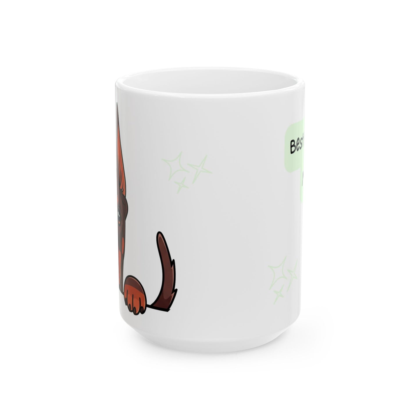 Doberman Peek-a-Boo Mug | Best Doberman Mama Gift