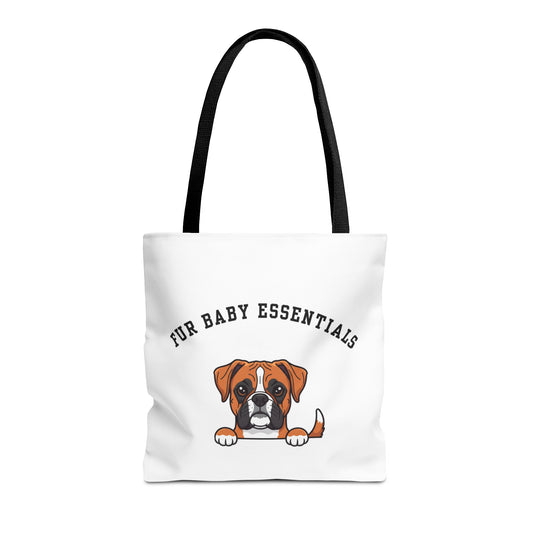 Boxer FurBaby Tote Bag