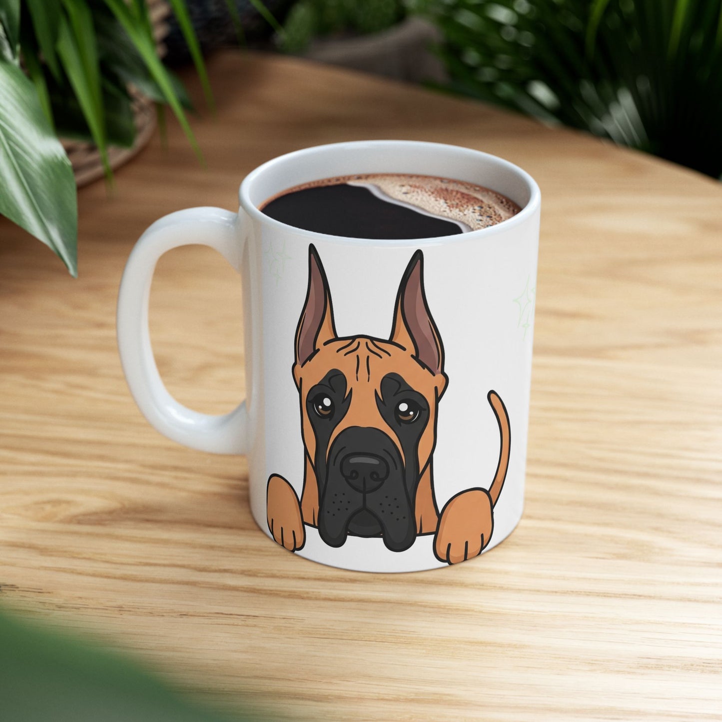Great Dane Peek-a-Boo Mug | Best Great Dane Mama Gift