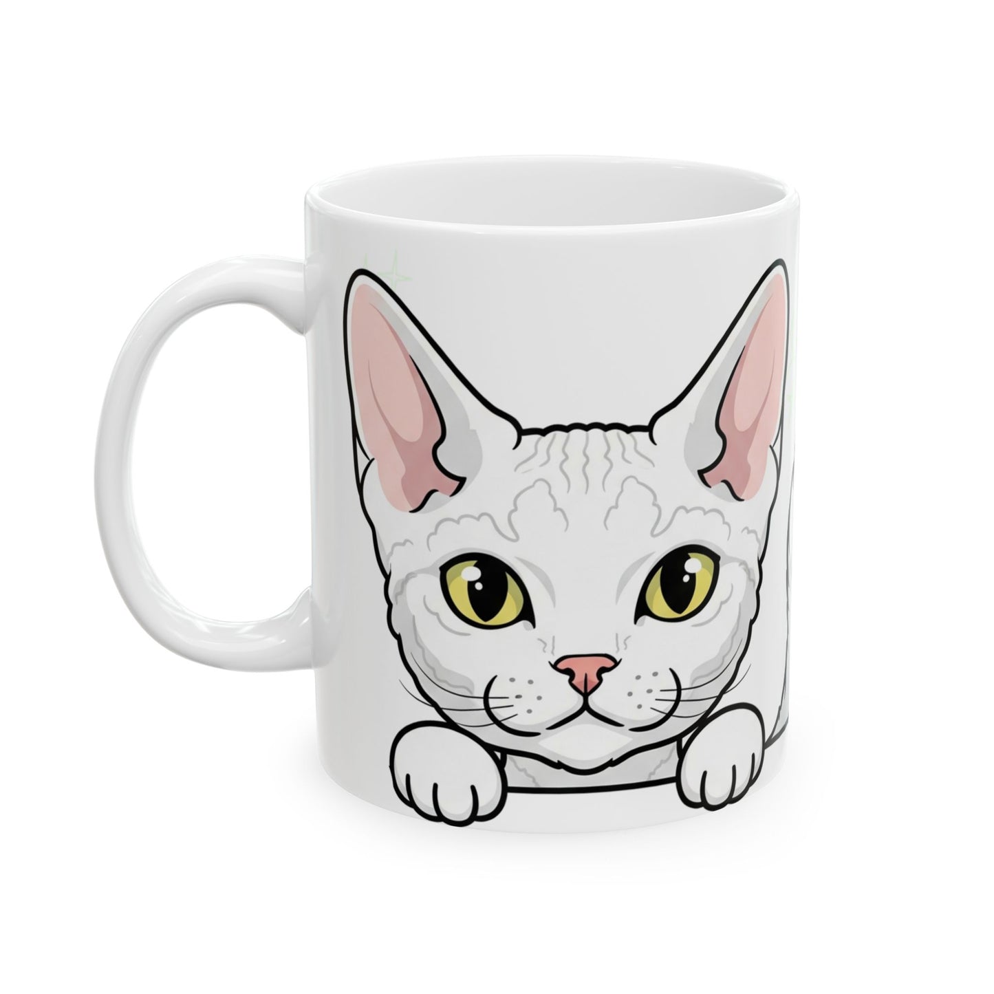 Devon Rex Peek-a-Boo Mug | Best Devon Rex Mama Gift