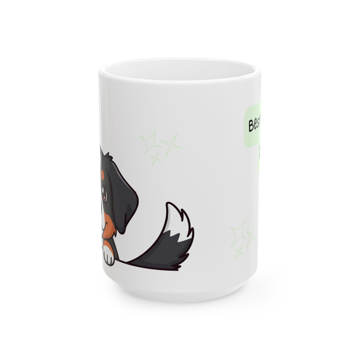 Bernese Mountain Dog Peek-a-Boo Mug | Best Berner Daddy