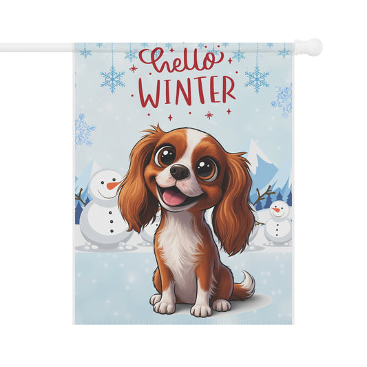 Cavalier Hello Winter Garden Banner