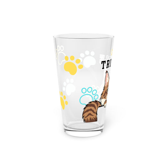 Norwegian Forest Tiny Trouble Pint Glass