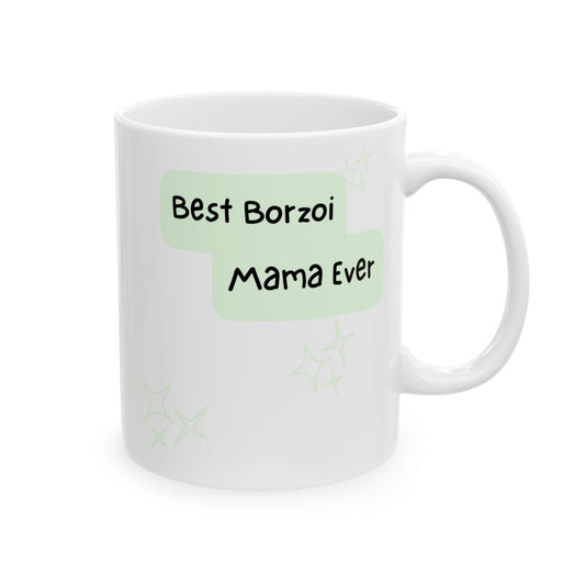 Borzoi Peek-a-Boo Mug | Best Borzoi Mama Gift
