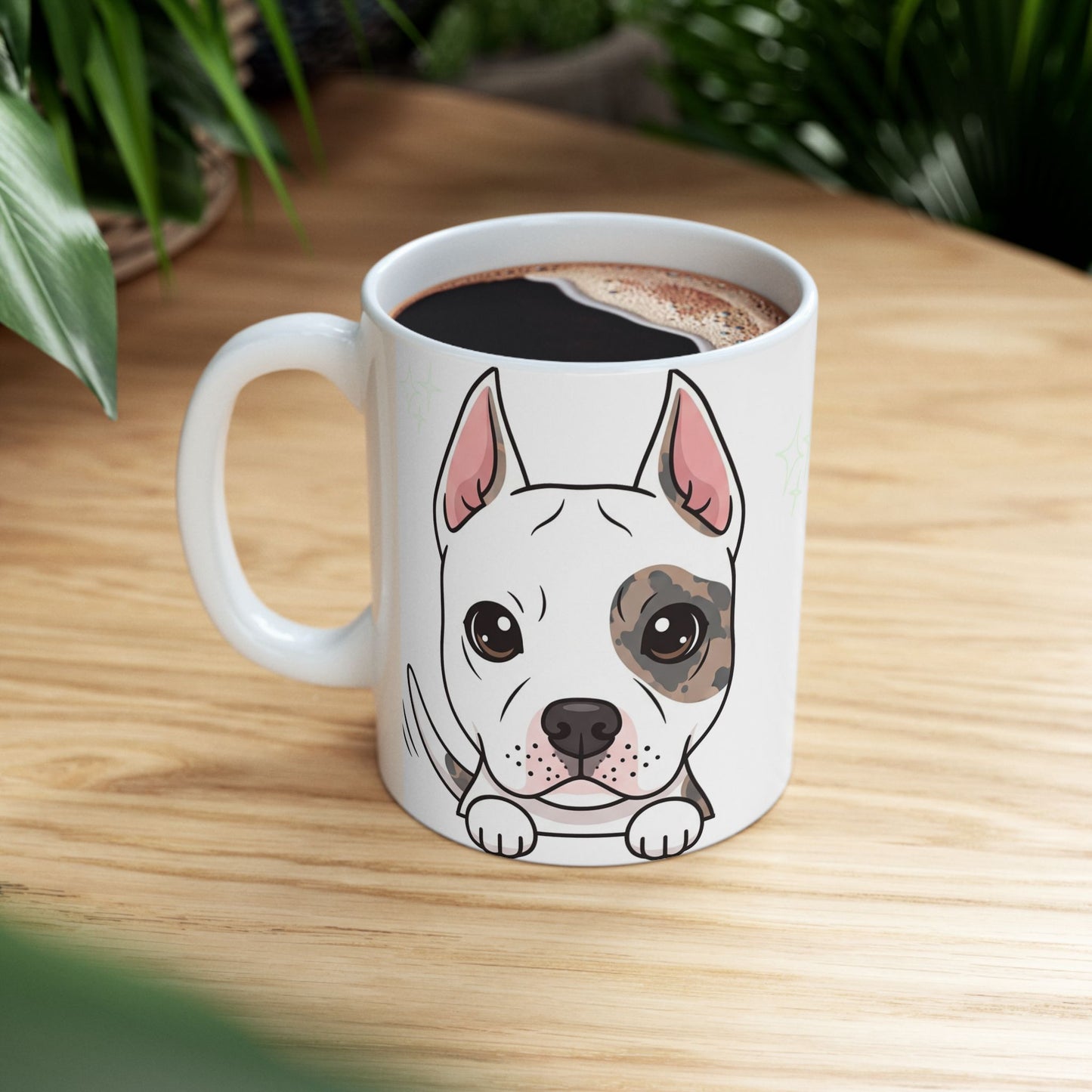 American Stafford Terrier Peek-a-Boo Mug | Best Staffy Daddy