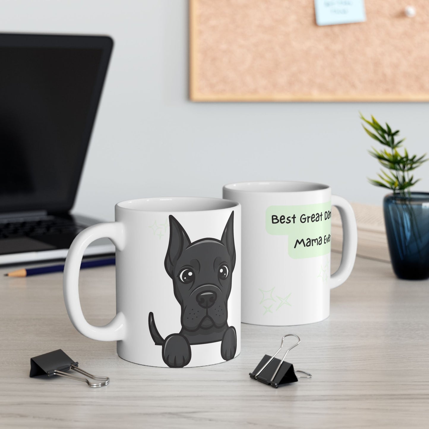 Great Dane Peek-a-Boo Mug | Best Great Dane Mama Gift